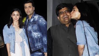 Watch Alia Bhatt And Karan Johar At Filmfare Editor Jitesh Pillai's Birthday Party Video