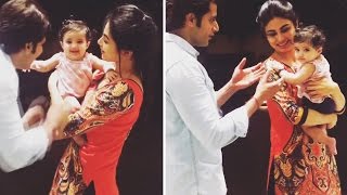 Watch Mouni Roy PLAYING With Karanvir Bohra's Baby - CUTE VIDEO Video