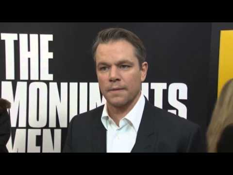 Watch 'The Monuments Men' Talk Clooney News Video Video