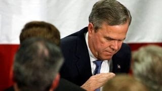 Watch Bush bows out of presidential race Video