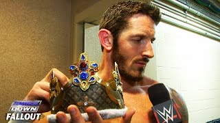 Watch Why did King Barrett offer to shake the hand of a 'peasant'?: WWE SmackDown Fallout, Oct. 8, 2015 Video