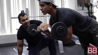 Watch How to- SPIDER CURL to add SUPER PEAK ON BICEPS! (Hindi / Punjabi) Video