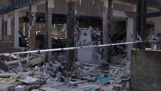 Watch Raw- Robbers Destroy Building To Get ATM News Video Video