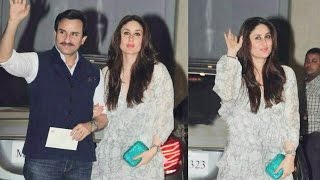 Watch Gorgeous Kareena Kapoor & Saif Ali Khan At Babita Kapoor's Birthday Bash Video