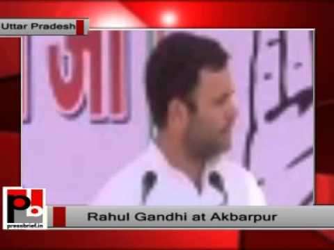 Watch Rahul Gandhi addresses an election rally in Naubasta, Akbarpur, Uttar Pradesh Video