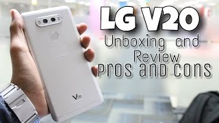 Watch Lg V20 Unboxing and review Indian Variant, Pros and Cons, Camera Samples and Much More!! Video