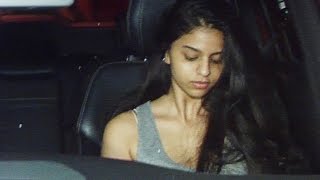 Watch Shahrukh Khan's Daughter SPOTTED Outside Karan Johar's House Video