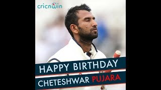 Watch Happy birthday Cheteshwar Pujara Video