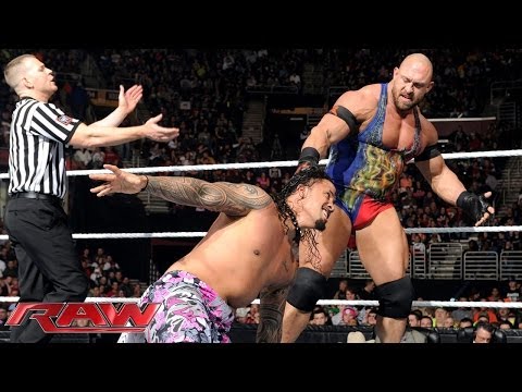 Watch The Usos vs. Ryback & Curtis Axel- Raw, Jan. 27, 2014 - WWE Wrestling Video Video