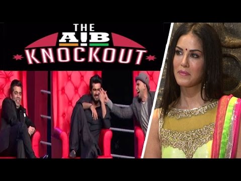 Watch Sunny Leone REACTS On AIB Knockout | Controversy | LehrenTV Video
