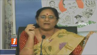 Watch YSRCP Spokesperson Vasireddy Padma Slams Devineni Uma Over Commenting YS Jagan | iNews Video