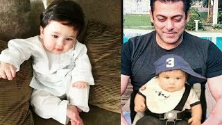 Watch Salman Posing With Kareena's Baby Taimur Ali Khan Fake Pic Breaks Internet Video