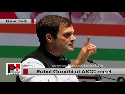Watch Rahul Gandhi- Congress is not just a party, but a vision, an ideology, deep rooted in people hearts Video