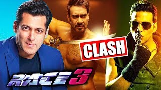 Watch Salman Khan's RACE 3 First Look Release Date, Ajay Devgn Vs Akshay Kumar In 2019 Video