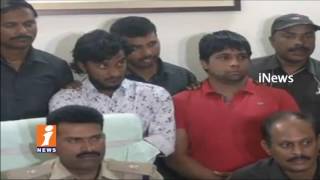 Watch Police Arrests Cricket Betting Gang In Old City | Seized 7 Lakhs, 2 cell Phones | Hyderabad | iNews Video
