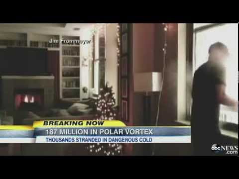 Watch N America Cars Crash, Temperatures Drop in Deadly Polar Vortex News Video Video