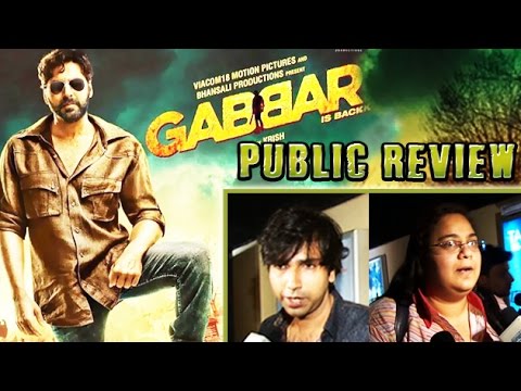 Watch Gabbar Is Back' Public REVIEW - Akshay Kumar, Kareena Kapoor Video