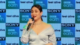 Watch Kareena Kapoor's FUNNY Moment With Reporter At Sony BBC Earth Launch Video
