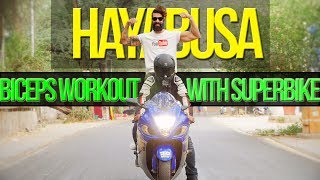Watch BICEPS WORKOUT ON HAYABUSA ft JS FILMS | DELHI VLOG Video