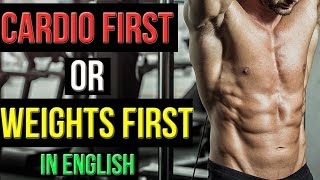 Watch CARDIO AFTER OR BEFORE LIFTING WEIGHTS - What's best for FAT LOSS | Abhinav Mahajan Video