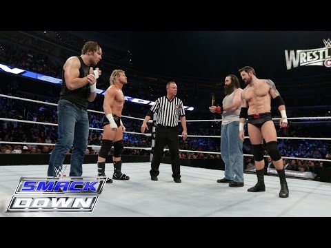 Watch Dolph Ziggler & Dean Ambrose vs. Bad News Barrett & Luke Harper- SmackDown, March 5, 2015 - WWE Wrestling Video Video