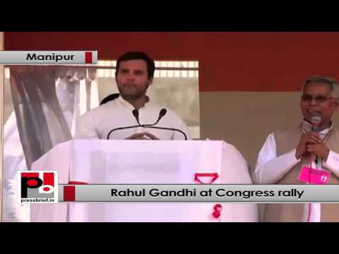 Watch Rahul Gandhi- Congress has done a lot for Manipur Video