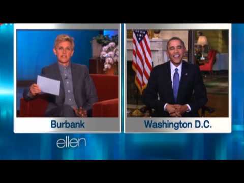 Watch Raw- President Obama Appears on the Ellen Show News Video Video