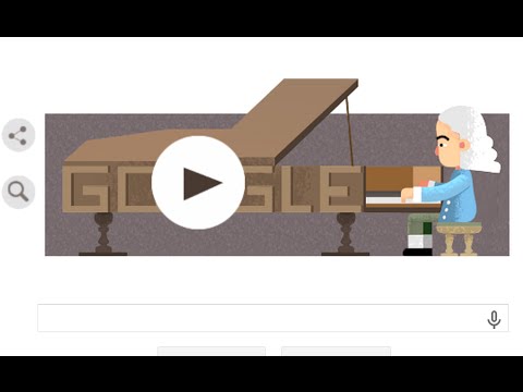 Watch Animated Google Doodle - Inventor of the Piano Bartolomeo Cristofori Video