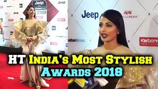 Watch Stylish Hina Khan At HT Indiaâ€™s Most Stylish Awards 2018 Red Carpet | HT Style Awards 2018 Video