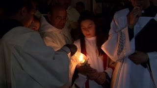 Watch Raw- Easter Candlelight Vigil Held in Bethlehem News Video Video