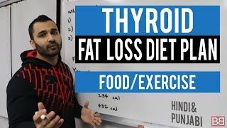 Watch THYROID Fat Loss Diet Plan! (Hindi / Punjabi) Video