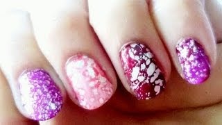 Watch Sugar Salt Water Marble Nail Art Video
