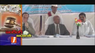 Watch Central Govt Focused On Pending Cases | Arranges Mega Lok Adalat | Telangana | iNews Video