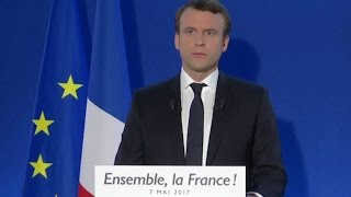 Watch Emmanuel Macron wins French presidential election Video