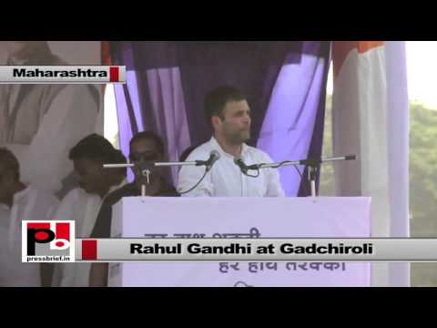 Watch Rahul Gandhi- We will give your kids education, provide treatment and jobs Video