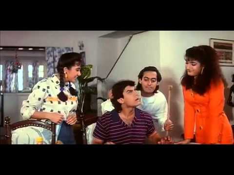 Watch Salman doesn't let Aamir to eat - Andaz Apna Apna - Bollywood Movie Comedy Scene Video