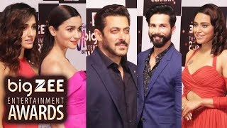 Watch Big Zee Entertainment Awards 2017 Red Carpet | Salman Khan, Alia Bhatt, Disha Patani, Shahid Kapoor Video