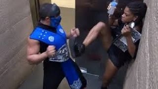 Watch Video Lucu - Mortal Combat Ngerjain Orang Di Lift Video