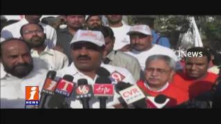 Watch Mayor Bonthu Rammohan Participate In Cancer Awareness Rally At LB Nagar | Hyderabad | iNews Video