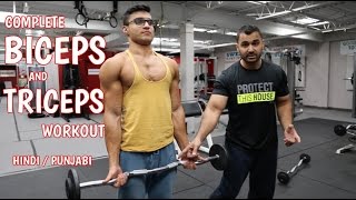 Watch BBRT 43- BICEP and TRICEP workout for SIZE! (Hindi / Punjabi) Video