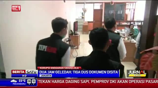 Watch Korupsi Proyek Swakelola, Kepolisian Geledah Kantor Sudin PU Jaktim Video