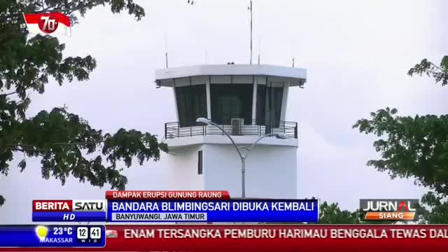 Watch Dipastikan Aman, Bandara Blimbingsari Dibuka Kembali Video