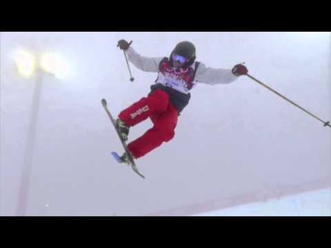 Watch David Wise Overcomes Weather, Wins Gold News Video Video