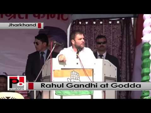 Watch Jharkhand- Modi wants 'good days' for selected business people, says Rahul Gandhi Video