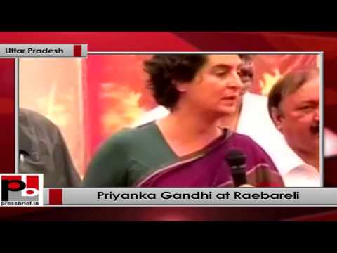 Watch Priyanka Gandhi in Raebareli takes on BJP with snoop gate reference Video