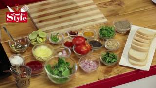 Watch Chef Kunal Kapoor's Grilled Potato Sandwich Video