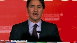 Watch Canada Elects Justin Trudeau New Prime Minister Video