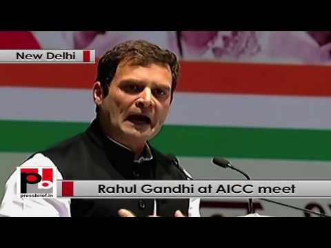 Watch Rahul Gandhi- Congress party must be opened for new aspirants, generations and ideas Video