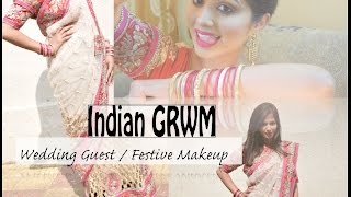 Watch Indian GRWM - Wedding Guest / Festive Makeup Video