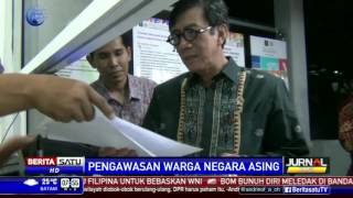 Watch Menkumham Cek Sistem Pengawasan WNA Berbasis Komputer Video